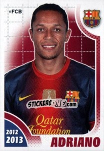 Sticker Adriano Correia - FC Barcelona 2012-2013 n. 85 - Panini