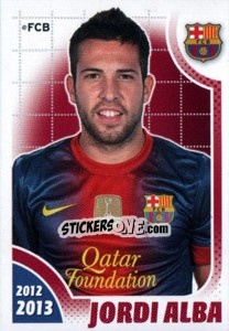Sticker Jordi Alba - FC Barcelona 2012-2013 - Panini