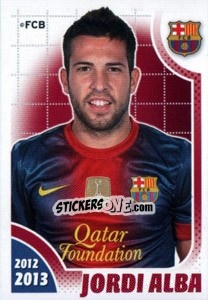 Figurina Jordi Alba - FC Barcelona 2012-2013 - Panini