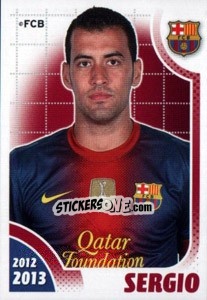 Sticker Sergio - FC Barcelona 2012-2013 n. 97 - Panini