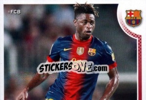 Cromo A.Song in action A.Song - FC Barcelona 2012-2013 - Panini