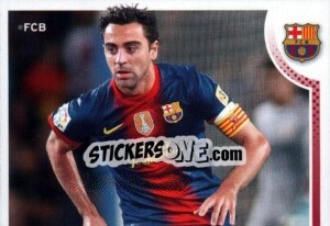 Sticker Xavi in action - FC Barcelona 2012-2013 - Panini