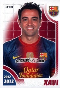 Sticker Xavi - FC Barcelona 2012-2013 n. 109 - Panini