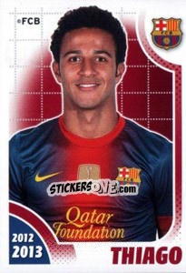 Sticker Thiago Alcántara - FC Barcelona 2012-2013 n. 121 - Panini