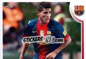 Sticker J.Dos Santos in action - FC Barcelona 2012-2013 - Panini