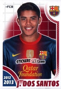 Sticker J.Dos Santos - FC Barcelona 2012-2013 n. 133 - Panini