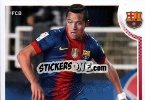 Sticker Alexis Sánchez in action - FC Barcelona 2012-2013 n. 135 - Panini