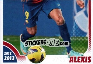 Cromo Alexis Sánchez in action - FC Barcelona 2012-2013 - Panini