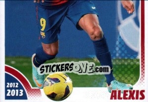 Figurina Alexis Sánchez in action - FC Barcelona 2012-2013 - Panini