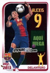 Figurina Alexis Sánchez (Delantero) - FC Barcelona 2012-2013 - Panini