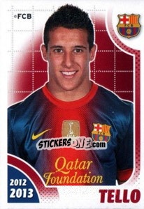 Sticker Cristian Tello - FC Barcelona 2012-2013 - Panini