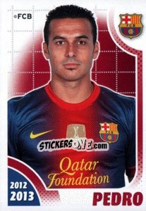 Sticker Pedro Rodríguez - FC Barcelona 2012-2013 n. 157 - Panini