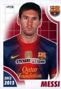 Sticker Messi - FC Barcelona 2012-2013 n. 158 - Panini