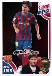 Figurina Top Messi (Ballon d'Or 2009) - FC Barcelona 2012-2013 - Panini