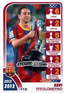 Sticker Xavi - FC Barcelona 2012-2013 n. 170 - Panini
