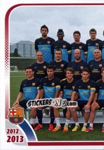 Sticker Barcelona B - Team Sticker - FC Barcelona 2012-2013 n. 178 - Panini