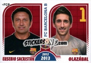 Sticker Eusebio / Oier Olazabal - FC Barcelona 2012-2013 n. 181 - Panini