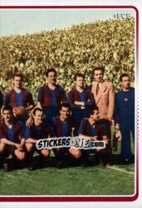 Cromo FC Barcelona 1948/1949 - FC Barcelona 2012-2013 - Panini