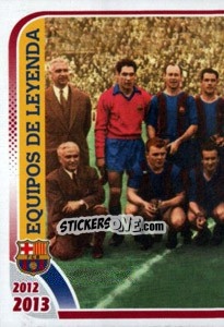 Sticker FC Barcelona 1951/1952 - FC Barcelona 2012-2013 n. 196 - Panini