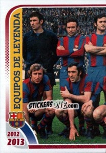 Sticker FC Barcelona 1973/1974 - FC Barcelona 2012-2013 - Panini