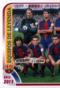 Cromo FC Barcelona 1993/1994 - FC Barcelona 2012-2013 - Panini