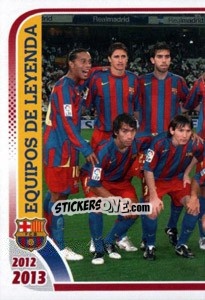 Sticker FC Barcelona 2005/2006 - FC Barcelona 2012-2013 - Panini