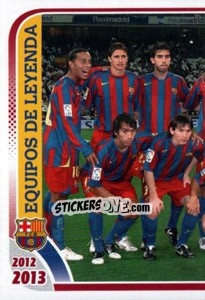 Cromo FC Barcelona 2005/2006 - FC Barcelona 2012-2013 - Panini