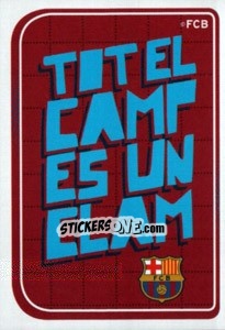 Figurina Tot El Camp Es Un Clam - FC Barcelona 2012-2013 - Panini