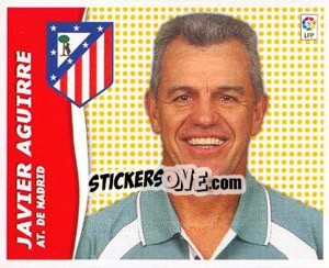 Sticker Javier Aguirre (Entrenador) - Liga Spagnola 2006-2007 - Colecciones ESTE