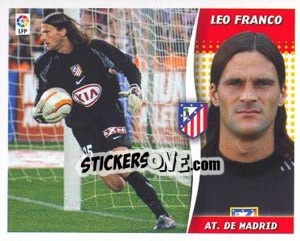 Sticker Leo Franco - Liga Spagnola 2006-2007 n. 33 - Colecciones ESTE