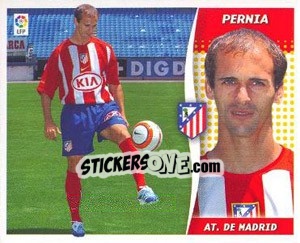 Cromo Pernia - Liga Spagnola 2006-2007 - Colecciones ESTE