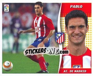 Sticker Pablo - Liga Spagnola 2006-2007 n. 37 - Colecciones ESTE