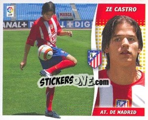 Cromo Ze Castro - Liga Spagnola 2006-2007 - Colecciones ESTE