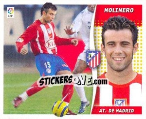 Sticker Molinero - Liga Spagnola 2006-2007 n. 40 - Colecciones ESTE
