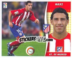 Sticker Maxi Rodríguez - Liga Spagnola 2006-2007 n. 47 - Colecciones ESTE