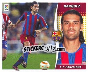 Sticker Rafael Marquez - Liga Spagnola 2006-2007 - Colecciones ESTE