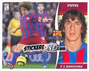 Sticker Puyol - Liga Spagnola 2006-2007 - Colecciones ESTE