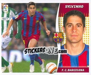 Cromo Sylvinho - Liga Spagnola 2006-2007 - Colecciones ESTE