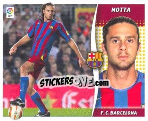 Sticker Thiago Motta - Liga Spagnola 2006-2007 - Colecciones ESTE