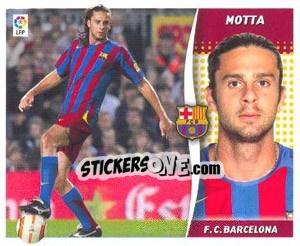 Sticker Thiago Motta - Liga Spagnola 2006-2007 n. 74 - Colecciones ESTE