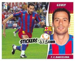 Sticker Giuly - Liga Spagnola 2006-2007 - Colecciones ESTE