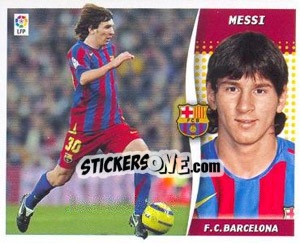 Figurina Messi - Liga Spagnola 2006-2007 - Colecciones ESTE