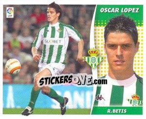 Sticker Oscar Lopez - Liga Spagnola 2006-2007 n. 98 - Colecciones ESTE