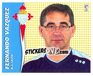 Sticker Fernando Vazquez (Entrenador) - Liga Spagnola 2006-2007 n. 122 - Colecciones ESTE