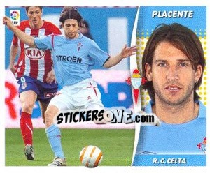 Cromo Placente - Liga Spagnola 2006-2007 - Colecciones ESTE