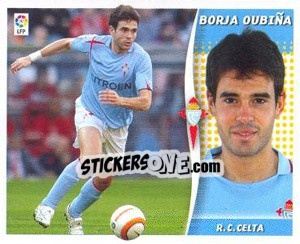 Cromo Borja Oubiña - Liga Spagnola 2006-2007 - Colecciones ESTE