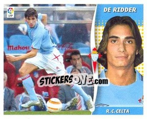 Sticker De Ridder - Liga Spagnola 2006-2007 n. 138 - Colecciones ESTE