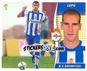 Cromo Lopo - Liga Spagnola 2006-2007 - Colecciones ESTE