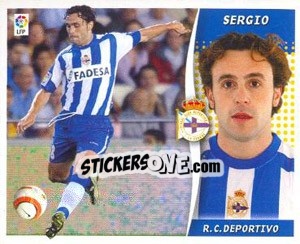 Cromo Sergio - Liga Spagnola 2006-2007 n. 165 - Colecciones ESTE