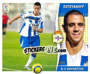 Sticker Estoyanoff - Liga Spagnola 2006-2007 n. 167 - Colecciones ESTE